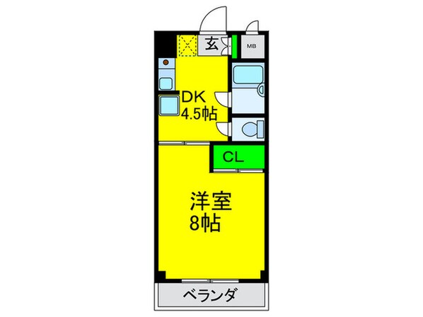 ラ・メ－ルＫＹの物件間取画像